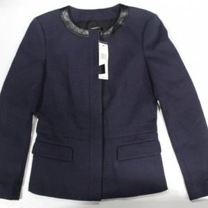 DKNY Womens Navy Blue - Size 4 - Button Blazer NWT